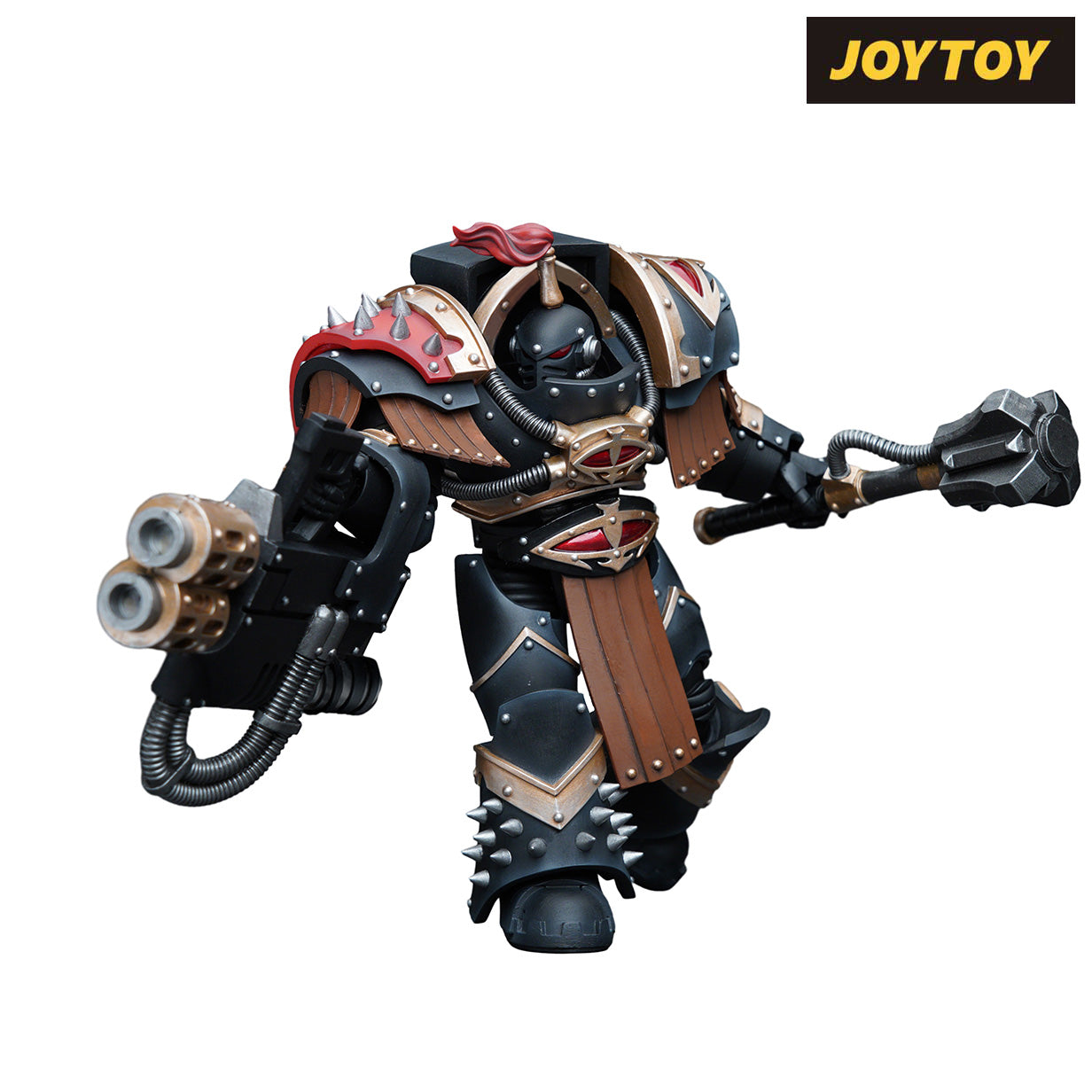 Action Figure JOYTOY Warhammer 40K Sons Of Horus Justaerin Terminator Squad Con Multi-Melta E Power Maul | 1/18 (5 Pollici) | Collezionabile