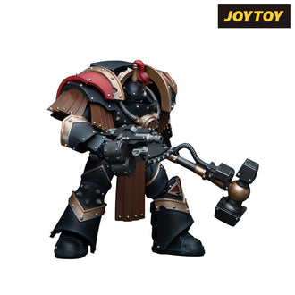 JoyToy Warhammer The Horus Heresy Action Figure - Sons of Horus Justaerin Terminator Squad, Justaerin with Thunder Hammer (1/18 Scale)