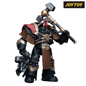 JoyToy Warhammer The Horus Heresy Action Figure - Sons of Horus Justaerin Terminator Squad, Justaerin with Thunder Hammer (1/18 Scale)