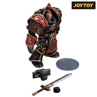 JoyToy Warhammer The Horus Heresy Action Figure - Sons of Horus, Ezekyle Abaddon, First Captain of the XVIth Legion (1/18 Scale)