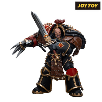 JoyToy Warhammer The Horus Heresy Action Figure - Sons of Horus, Ezekyle Abaddon, First Captain of the XVIth Legion (1/18 Scale)