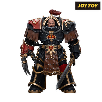 JoyToy Warhammer The Horus Heresy Action Figure - Sons of Horus, Ezekyle Abaddon, First Captain of the XVIth Legion (1/18 Scale)