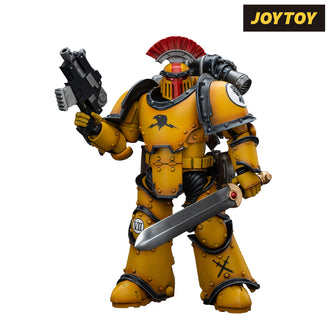 JoyToy Warhammer The Horus Heresy Action Figure - Imperial Fists, Legion Tactical Squad Sergeant with Power Sword (1/18 Scale)