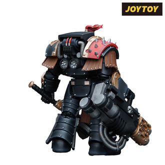 JoyToy Warhammer The Horus Heresy Action Figure - Sons of Horus Justaerin Terminator Squad, Justaerin with Multi-melta and Power Maul (1/18 Scale)