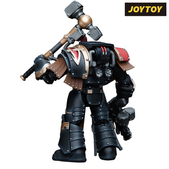 JoyToy Warhammer The Horus Heresy Action Figure - Sons of Horus Justaerin Terminator Squad, Justaerin with Thunder Hammer (1/18 Scale)