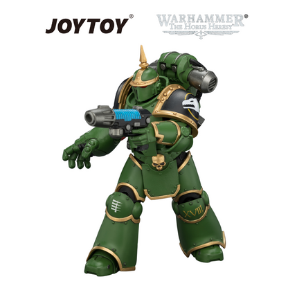 JOYTOY Warhammer The Horus Heresy - Salamanders, MKIII Tactical Legionary with Plasma Pistol and Bolt Pistol (1/18 Scale) Preorder