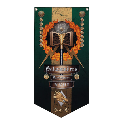 Salamanders wall banner 