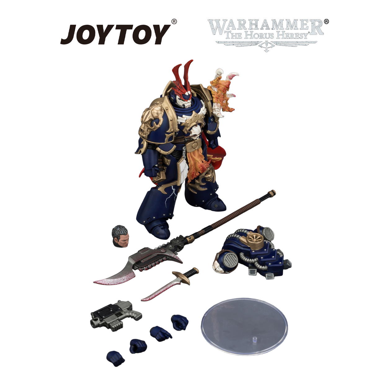 JOYTOY Warhammer The Horus Heresy - Sevatar, First Captain of the Night Lords, The Prince of Crows (1/18 Scale) Preorder