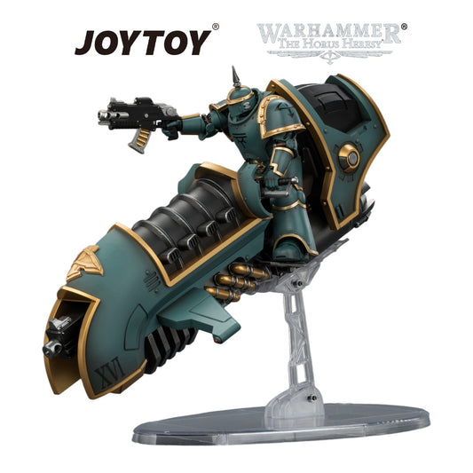JOYTOY Warhammer The Horus Heresy - Sons of Horus, Legion Scimitar Jetbike with Heavy Bolter (1/18 Scale) Preorder
