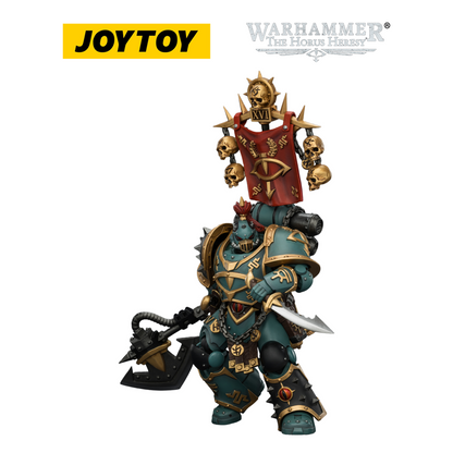JOYTOY Warhammer The Horus Heresy - Sons of Horus, Vheren Ashurhaddon, Master of the True Sons with the Axe Serpentis (1/18 Scale)