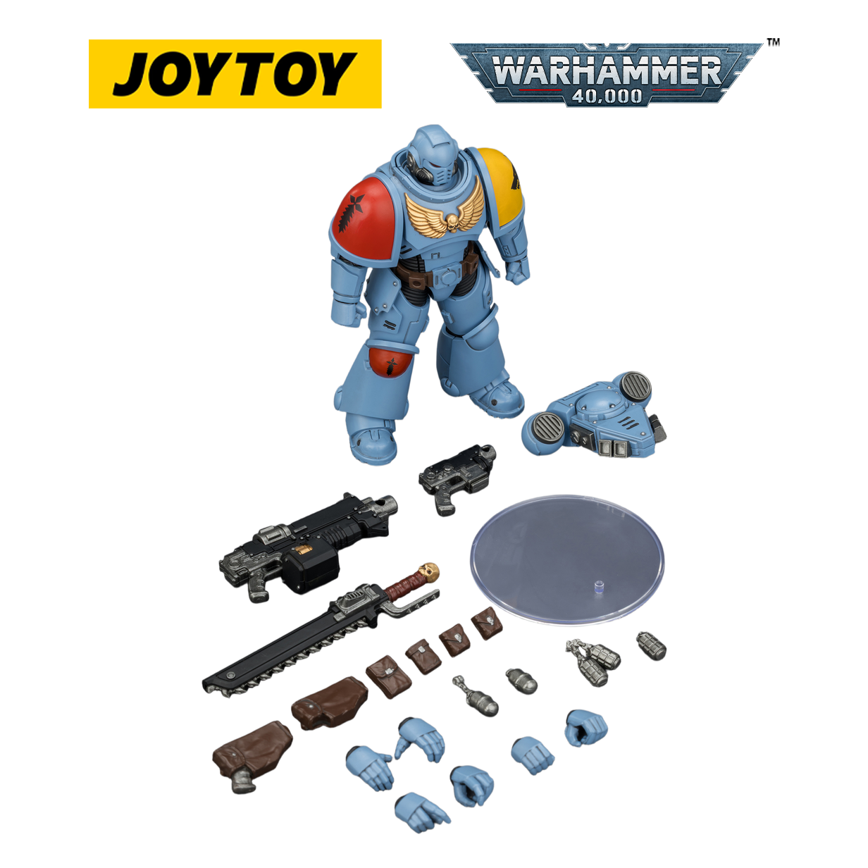 JOYTOY Warhammer 40,000 - Space Wolves, Intercessor (1/18 Scale)