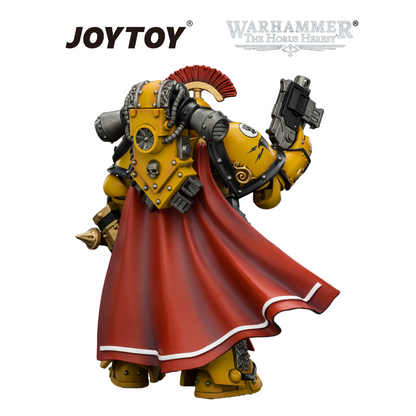 JOYTOY Warhammer The Horus Heresy - Imperial Fists, Legion Praetor in MkIII Armour (1/18 Scale)