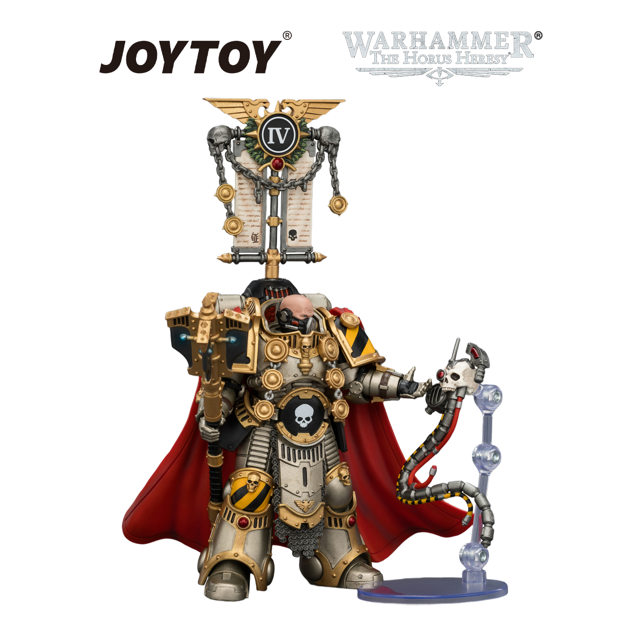 JOYTOY Warhammer The Horus Heresy - Iron Warriors, Centurion with Heavy Power Maul and Combi-Melta (1/18 Scale) Preorder