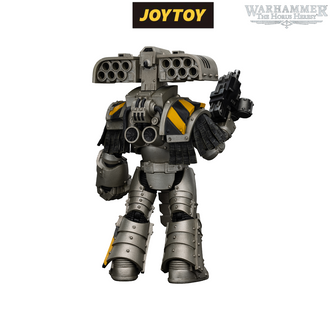 JoyToy Warhammer The Horus Heresy Action Figure - Iron Warriors, Tyrant Siege Master Terminator with Rocket Launcher (1/18 Scale) Preorder