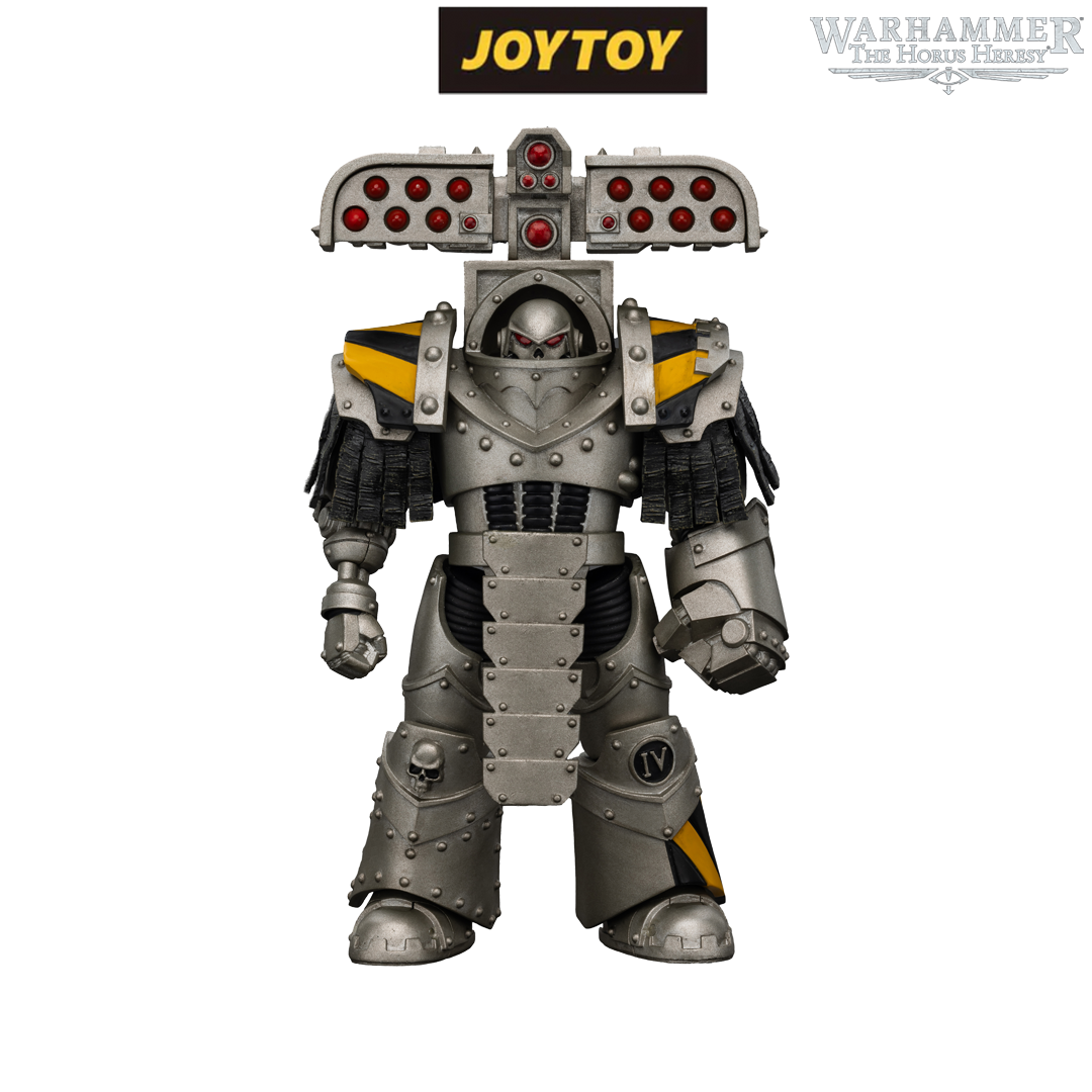 JoyToy Warhammer The Horus Heresy Action Figure - Iron Warriors, Tyrant Siege Master Terminator with Rocket Launcher (1/18 Scale) Preorder