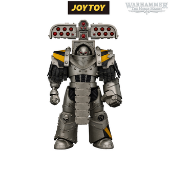 JoyToy Warhammer The Horus Heresy Action Figure - Iron Warriors, Tyrant Siege Master Terminator with Rocket Launcher (1/18 Scale) Preorder