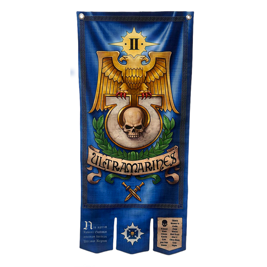Warhammer 40,000: Ultramarines 2nd Company Wall Banner Preorder