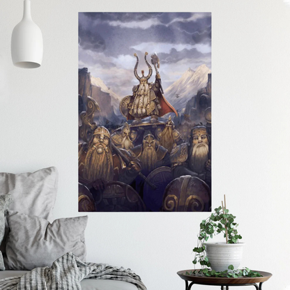 Warhammer The Old World Dwarfen Mountain Holds Poster