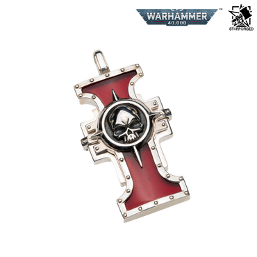 Starforged Warhammer 40,000 Inquisition Seal of the Holy Ordos Silver Pendant