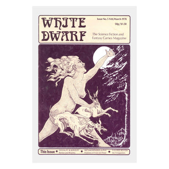 Exclusive Limited Edition White Dwarf Postcard Set, featuring cover art from Issues 1-6