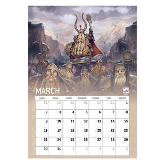 Warhammer The Old World 2025 Calendar