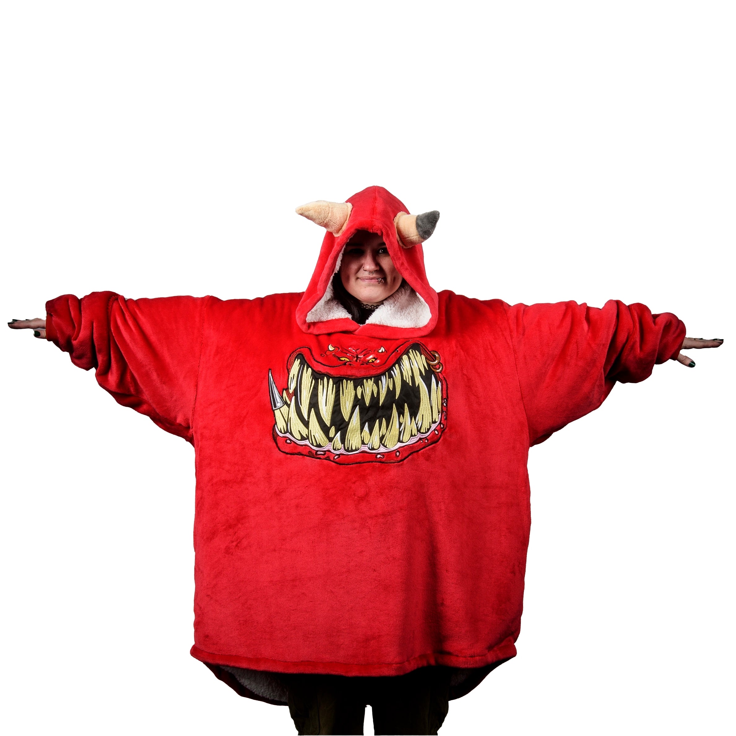 Warhammer 40,000: Red Squig Hooded Blanket – MERCH.WARHAMMER.COM