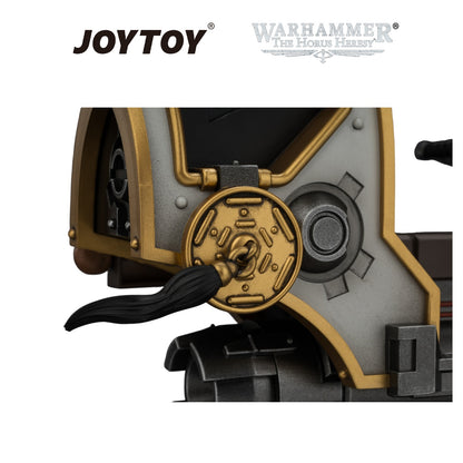 JOYTOY Warhammer The Horus Heresy - White Scars Legion Shamshir Jetbike with Kontos power lance (1/18 Scale) Preorder