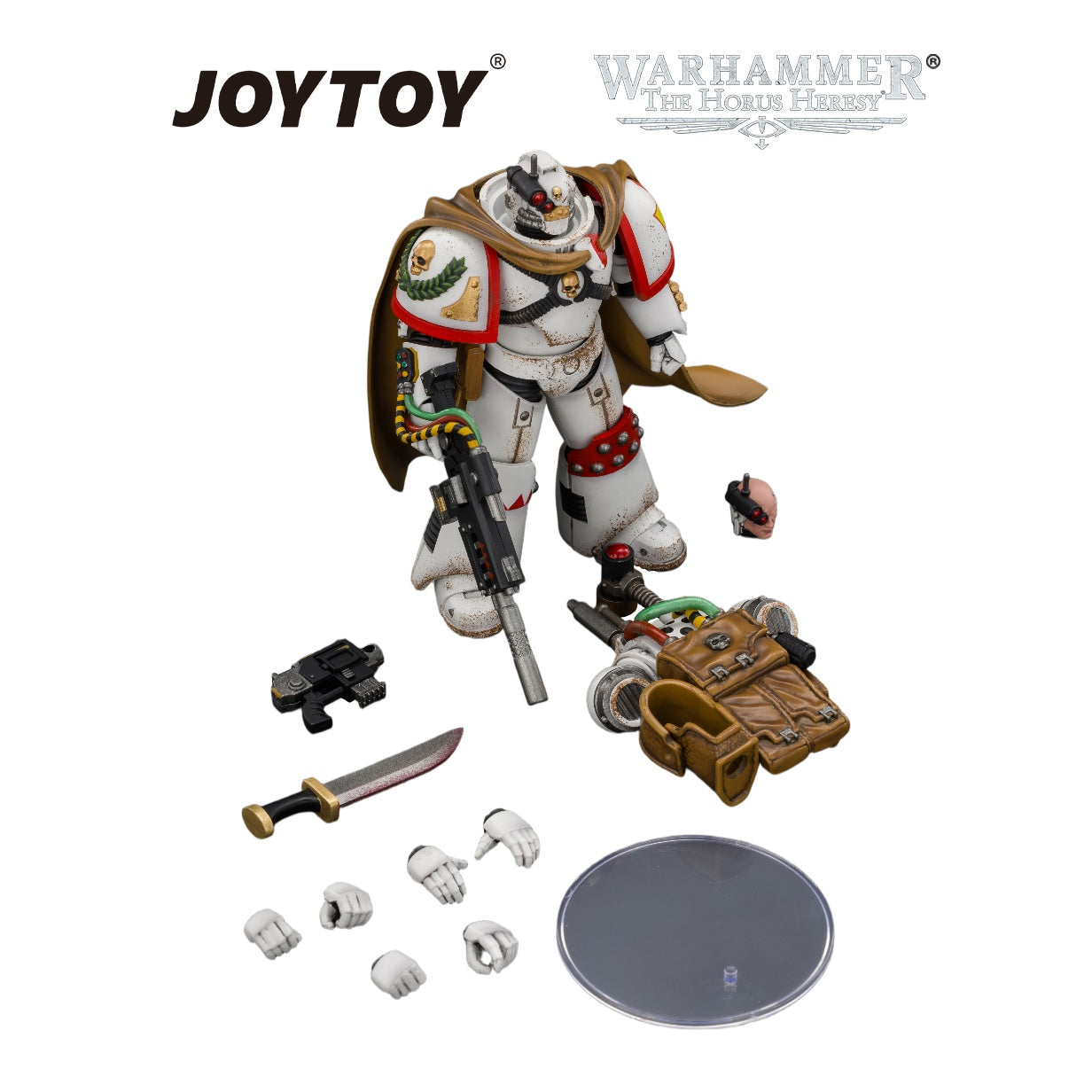 JOYTOY Warhammer The Horus Heresy - White Scars, Legion Vigilator with Nemesis Rifle and Bolt Pistol (1/18 Scale) Preorder