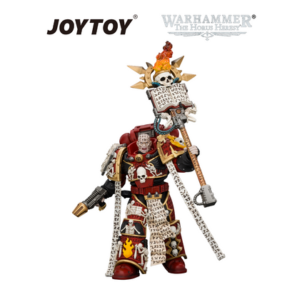 JOYTOY Warhammer The Horus Heresy - Word Bearers, Erebus, the Dark Apostle with Crux Malifica and Plasma Pistol (1/18 Scale) Preorder