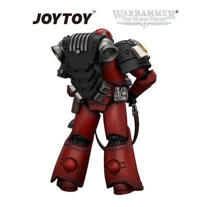 JOYTOY Warhammer The Horus Heresy - Word Bearers, MKVI Tactical Sergeant with Plasma Pistol and Power Sword (1/18 Scale) Preorder