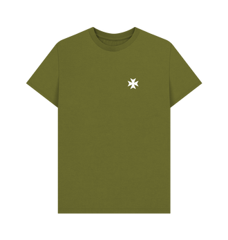 Moss Green Black Templars Insignia T Shirt