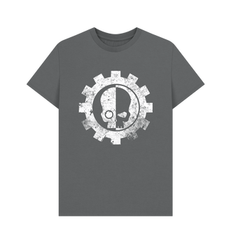 Slate Grey Adeptus Mechanicus Battleworn Insignia T Shirt