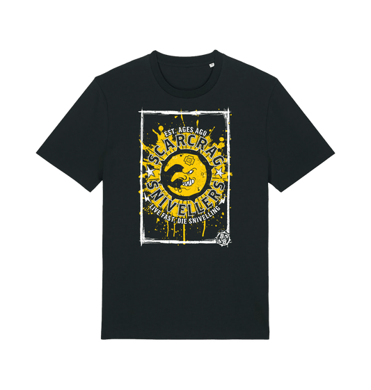 Black Printed T-shirt Front