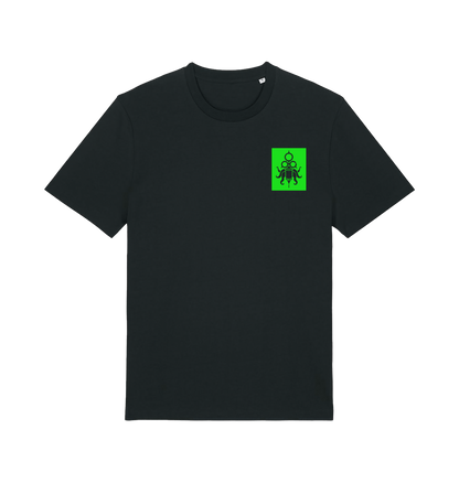 Black Printed T-shirt Front