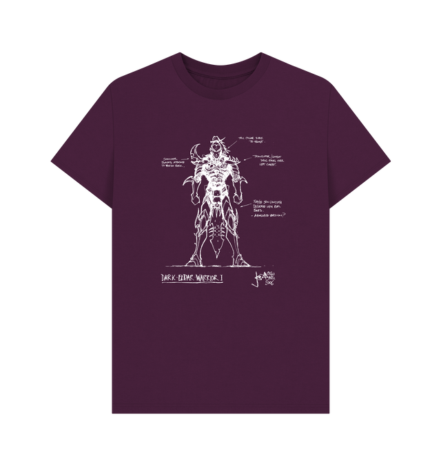 Purple Drukhari Sketch T Shirt