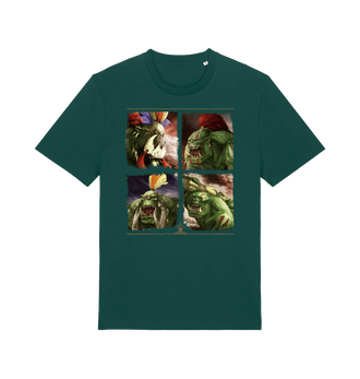 Glazed Green Printed T-shirt
