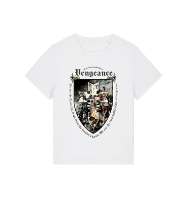 White Printed T-shirt Front