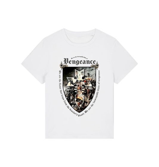 White Printed T-shirt Front