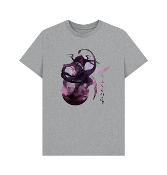 Athletic Grey Premium Slaanesh Dark Tongue T-Shirt