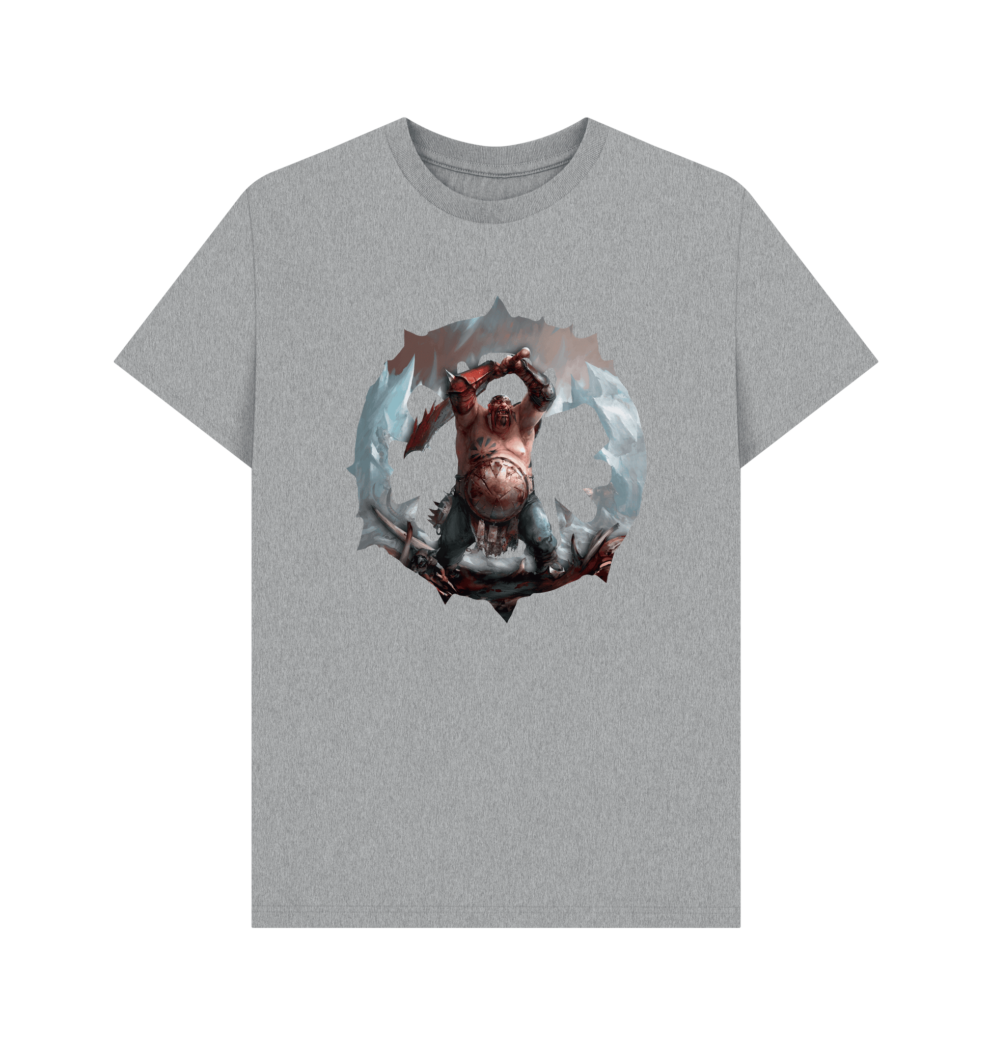 Athletic Grey Ogor Mawtribes Irongut T Shirt