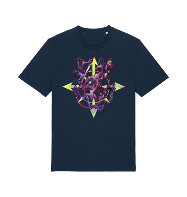 French Navy Printed T-shirt