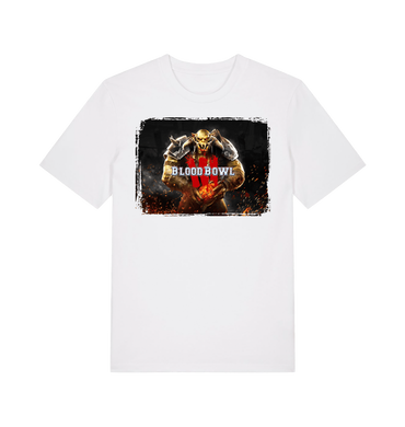 White Printed T-shirt Front