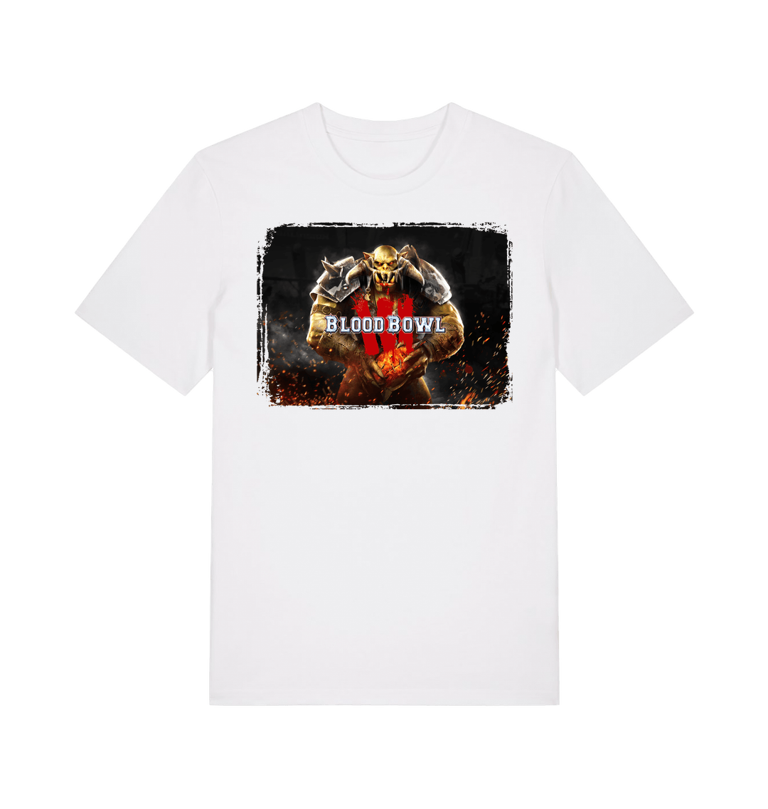 White Printed T-shirt Front