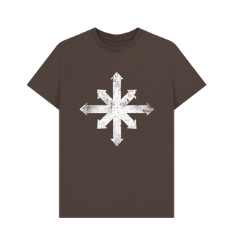 Chocolate Chaos Space Marines Battleworn Insignia T Shirt