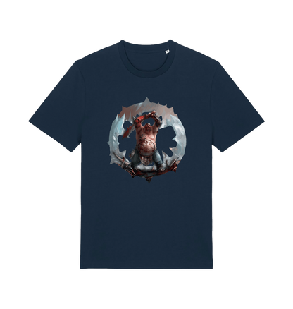 French Navy Printed T-shirt