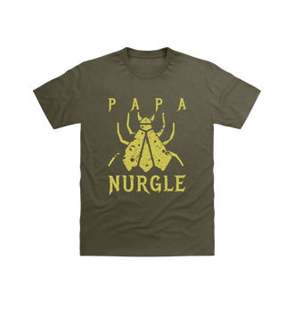 Military Green Papa Nurgle Fly T Shirt