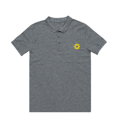 Heather Grey World Eaters Polo Shirt