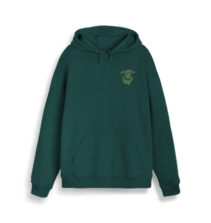 Glazed Green Printed Sweater Front