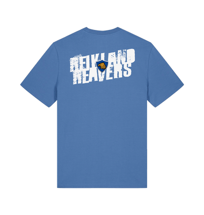 Bright Blue Printed T-shirt Back