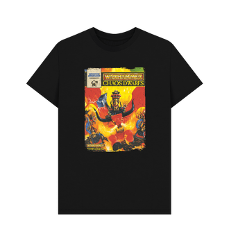 Black Warhammer Fantasy Battle 4th Edition - White Dwarf Presents: Chaos Dwarfs T Shirt